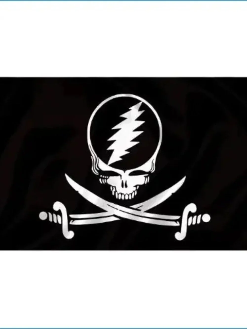 Grateful Dead - SYF Jolly Roger Pirate Flag - Great for camping or festivals